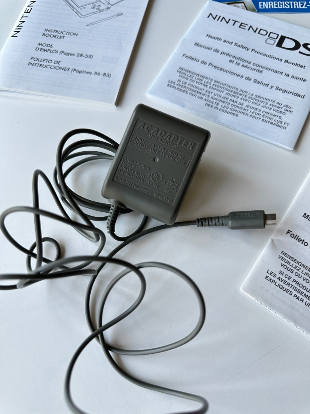 Original Nintendo DS NDS Charger Cable - Picture 2 of 7